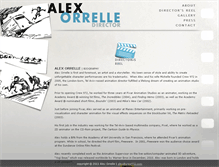 Tablet Screenshot of alexorrelle.com